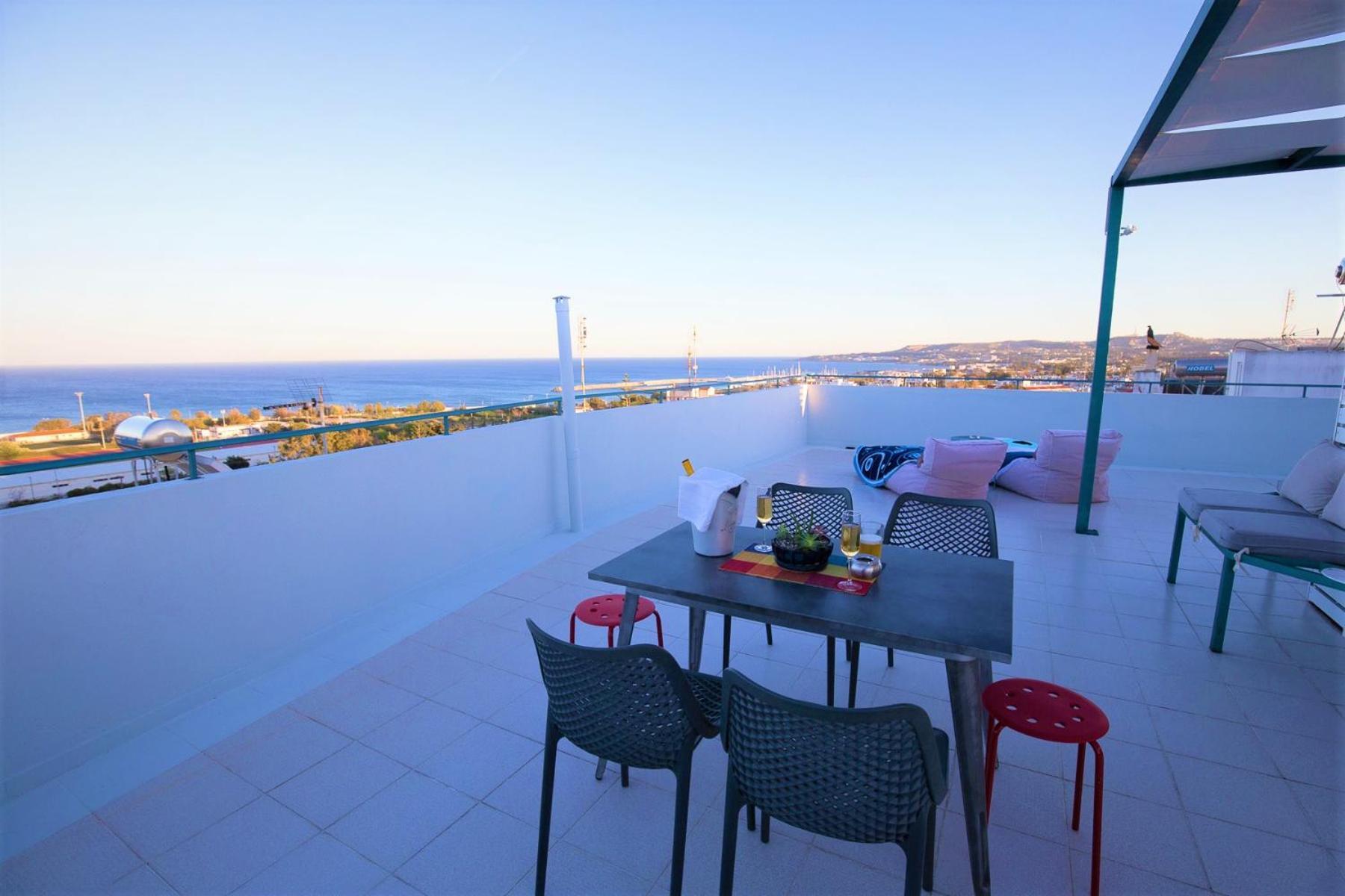 Groovy & Cozy Apt With Private Seaview Rooftop Terrace Rhodes City 外观 照片