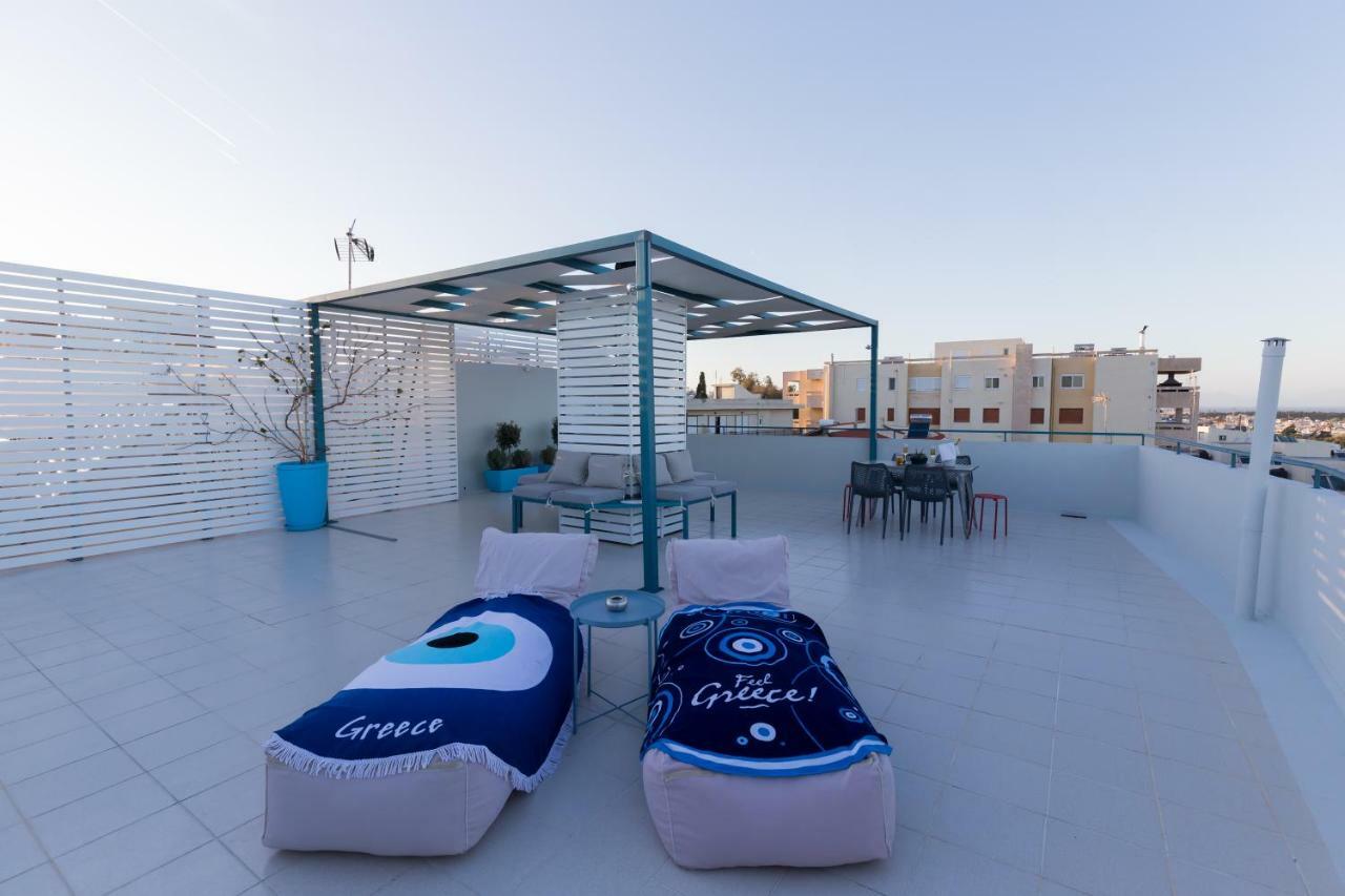 Groovy & Cozy Apt With Private Seaview Rooftop Terrace Rhodes City 外观 照片